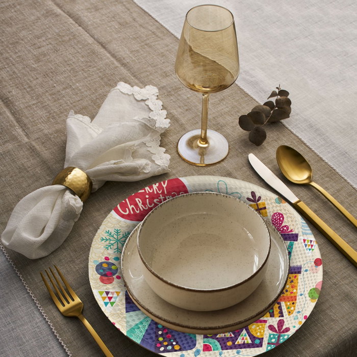 Hermia Set de 4 Salvamanteles Multicolor de 37 cm